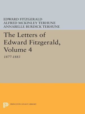 cover image of The Letters of Edward Fitzgerald, Volume 4